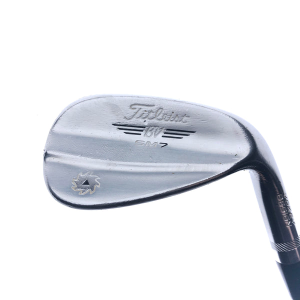 Used Titleist Vokey SM7 Tour Chrome Gap Wedge / 52.0 Degrees / Wedge Flex