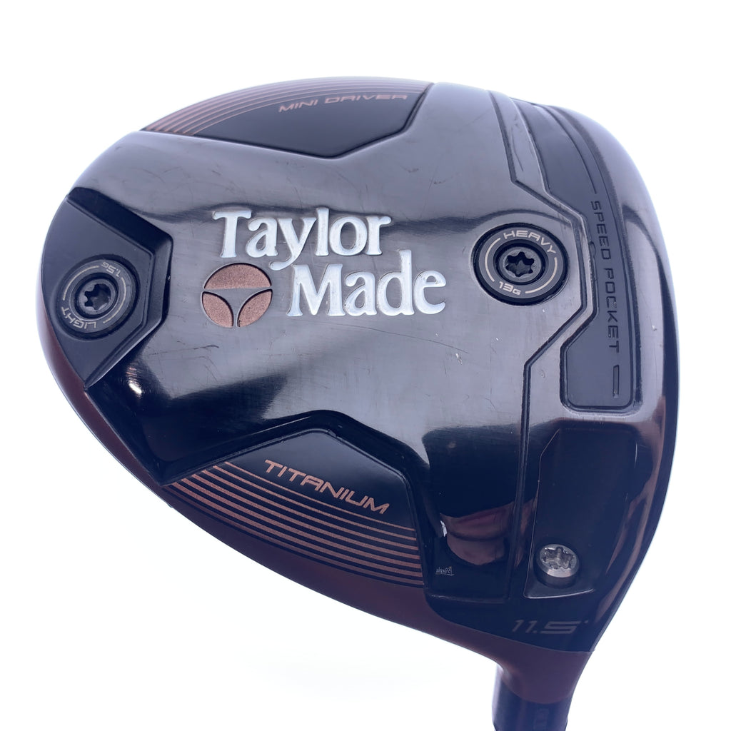 Used TaylorMade BRNR Mini Copper Driver / 11.5 Degrees / Stiff Flex