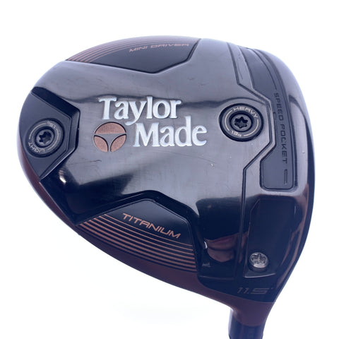 Used TaylorMade BRNR Mini Copper Driver / 11.5 Degrees / Stiff Flex