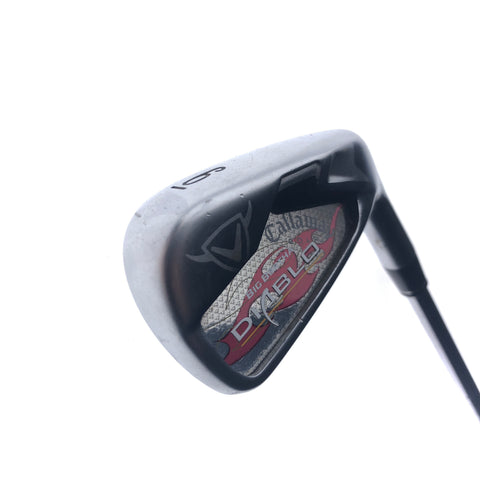 Used Callaway Diablo Forged 6 Iron / 28.5 Degrees / Uniflex Flex