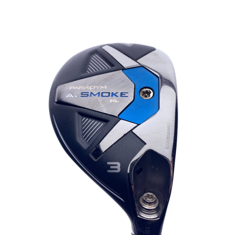 Used Callaway Paradym Ai Smoke HL 3 Hybrid / 18 Degrees / Stiff Flex