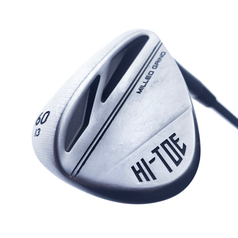 Used TaylorMade Milled Grind Hi-Toe 3 Chrome Lob Wedge/60.0 Degrees/Stiff+ Flex