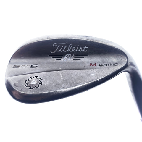 Used Titleist Vokey SM6 Steel Grey Lob Wedge / 58.0 Degrees / Wedge Flex