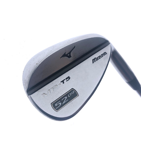 Used Mizuno MP T5 White Satin Gap Wedge / 52.0 Degrees / X-Stiff Flex - Replay Golf 