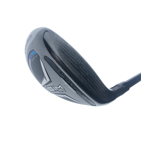 Used TaylorMade SIM Max 4 Hybrid / 22.0 Degrees / Stiff Flex