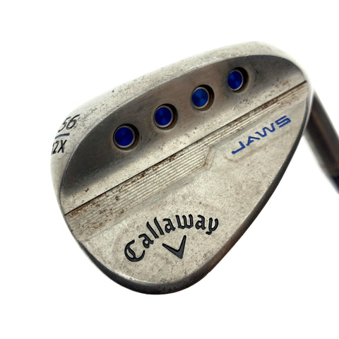 Used TOUR ISSUE Callaway Jaws MD5 Raw Sand Wedge / 56.0 Degrees / X-Stiff Flex