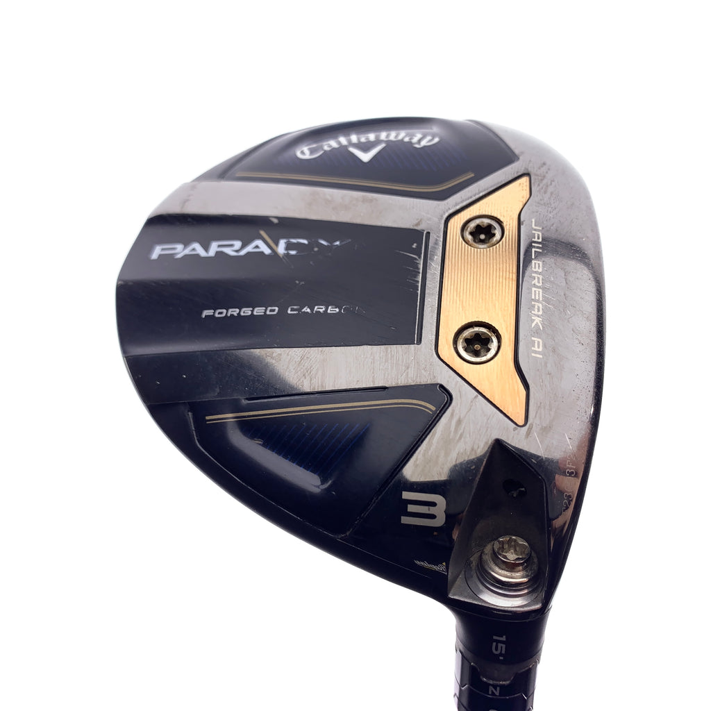 Used Callaway Paradym 3 Fairway Wood / 15.0 Degrees / Stiff Flex