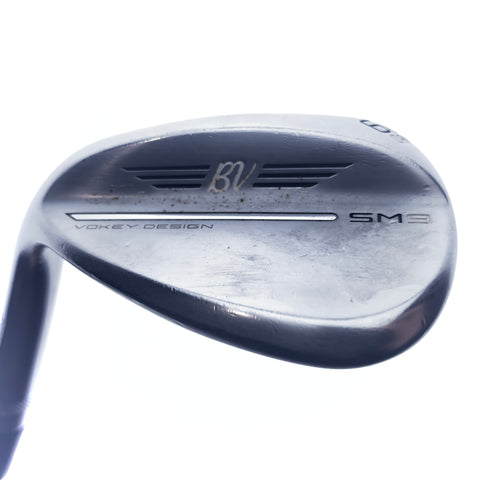 Used Titleist SM9 Tour Chrome Lob Wedge / 60.0 Degrees / Stiff Flex / Left-Hand