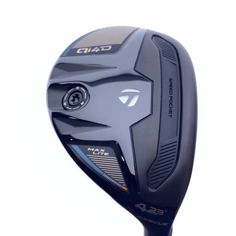 Used TaylorMade Qi4D Max Lite 4 Hybrid / 23.0 Degrees / Regular Flex