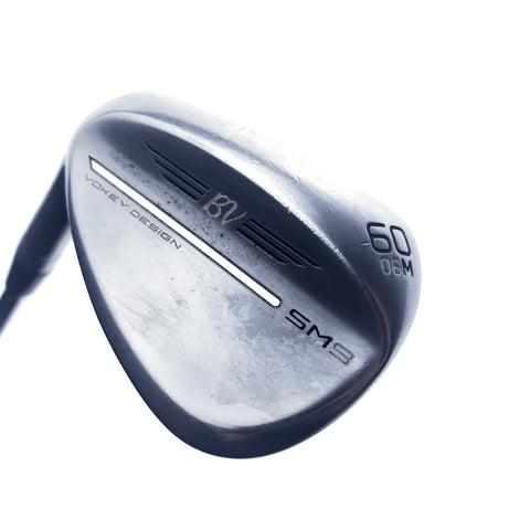 Used Titleist SM9 Tour Chrome Lob Wedge / 60.0 Degrees / Stiff Flex / Left-Hand