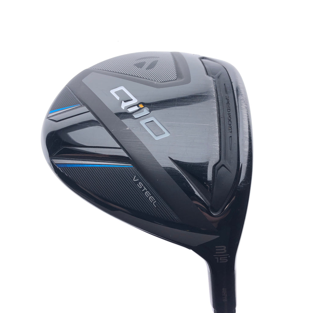 Used TaylorMade Qi10 3 Fairway Wood / 15.0 Degrees / VeloCore TR Red 7 X-Stiff