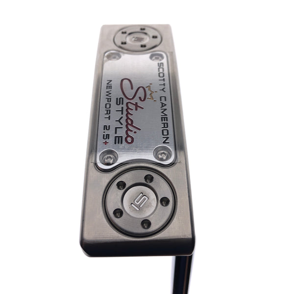 NEW Scotty Cameron Studio Style Newport 2.5 Plus Putter / 34.0 Inches