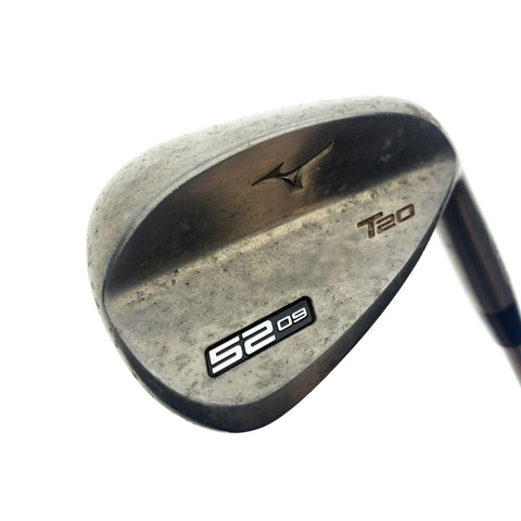 Used Mizuno T20 Raw Gap Wedge / 52.0 Degrees / Stiff Flex