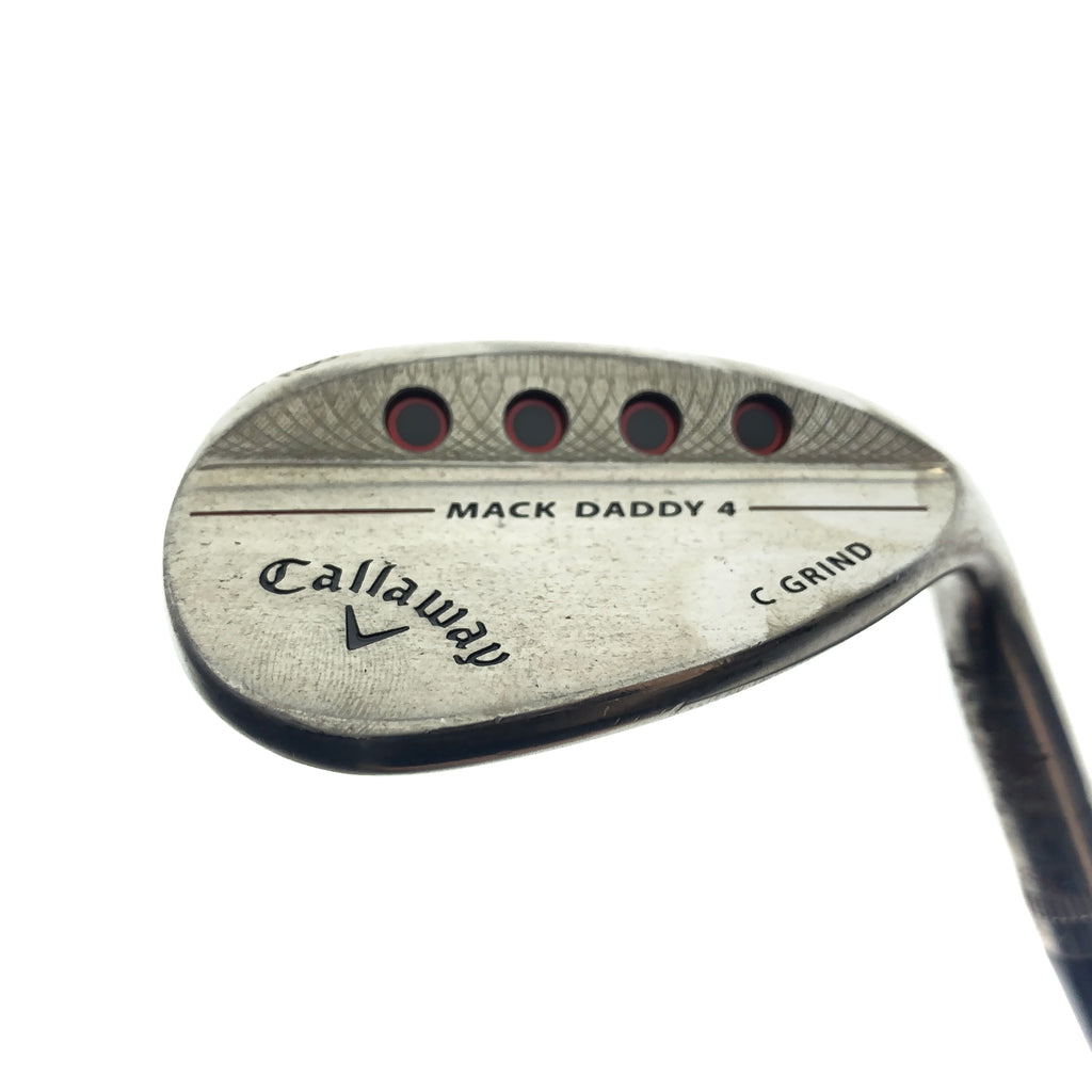 Used Callaway Mack Daddy 4 Raw Lob Wedge / 58.0 Degrees / Stiff Flex