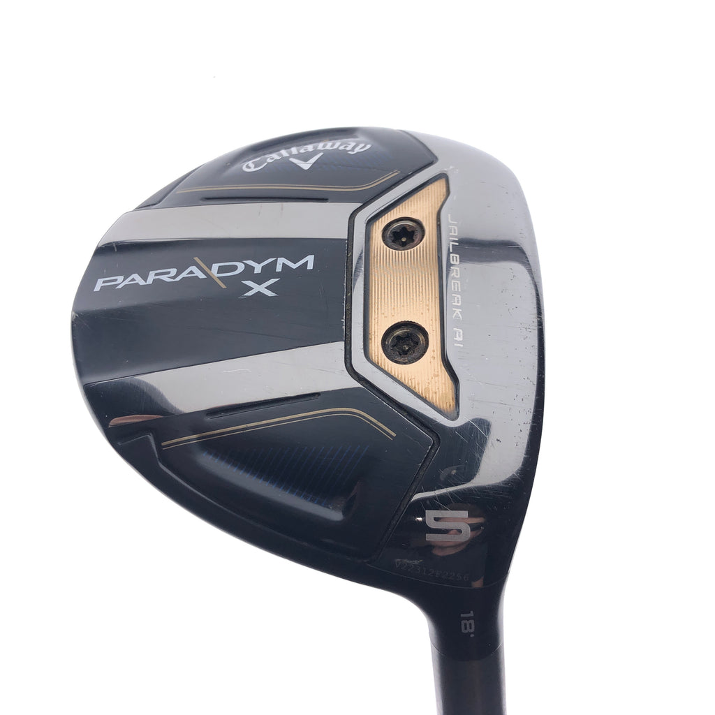 Used Callaway Paradym X 5 Fairway Wood / 18.0 Degrees / Regular Flex