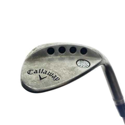 Used Callaway Mack Daddy PM Grind 19 Raw Lob Wedge / 60.0 Degrees / X-Stiff Flex