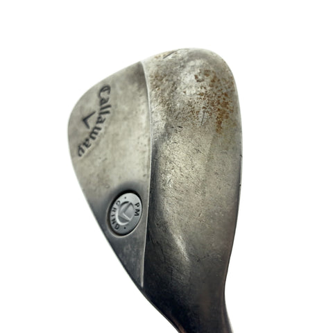Used Callaway Mack Daddy PM Grind 19 Raw Lob Wedge / 60.0 Degrees / X-Stiff Flex