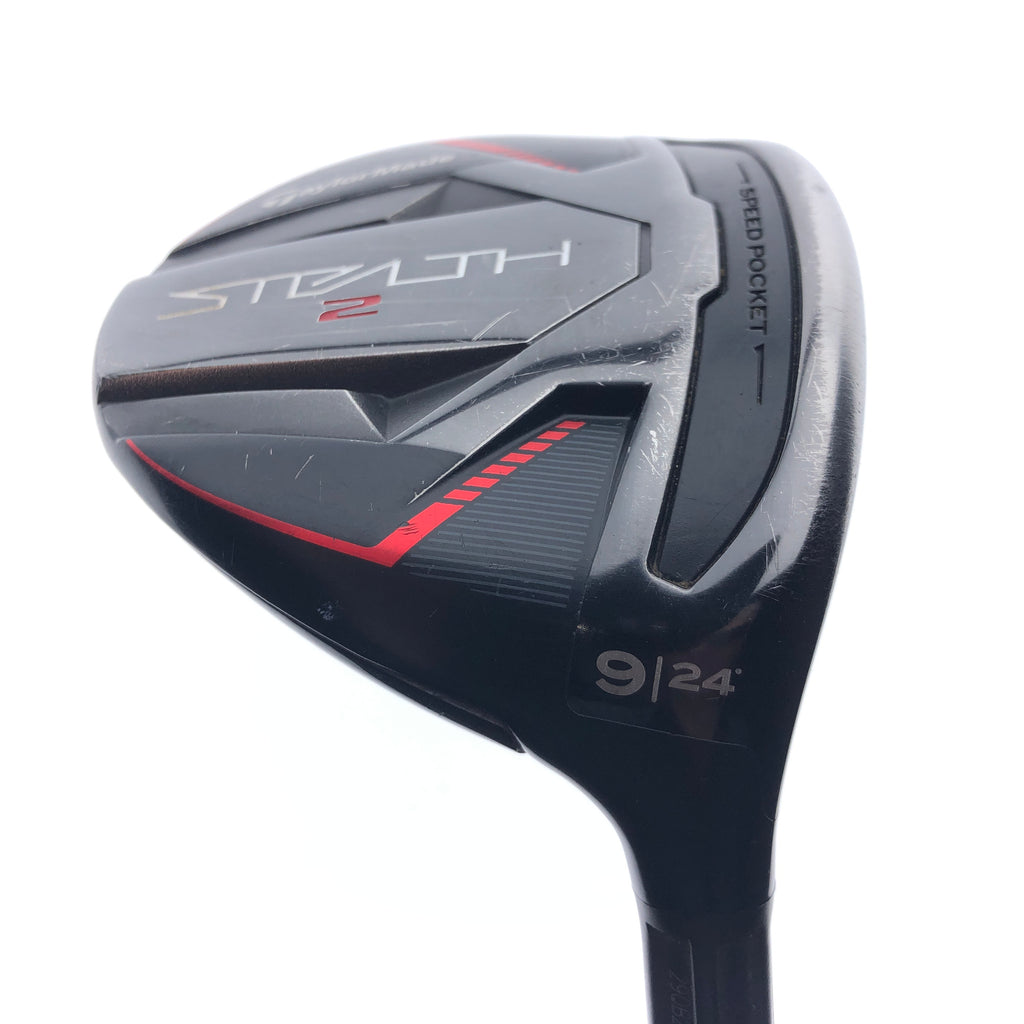 Used TaylorMade Stealth 2 9 Fairway Wood / 24 Degrees / Lite Flex - Replay Golf 