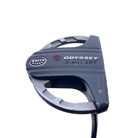 Used Odyssey White Steel 2-Ball SRT Putter / 34.5 Inches