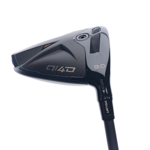 Used TaylorMade Qi4D Driver / 9.0 Degrees / Stiff Flex