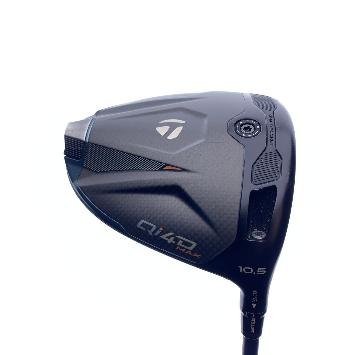 Used TaylorMade Qi4D Max Driver / 10.5 Degrees / Stiff Flex