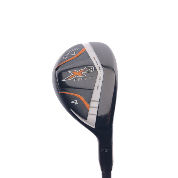 Used Callaway X2 Hot 4 Hybrid / 22 Degrees / Regular Flex