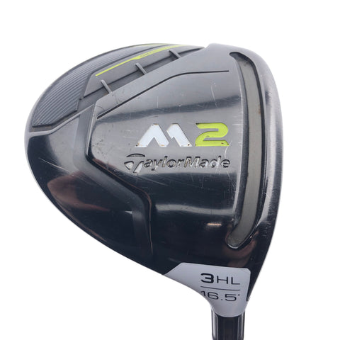 Used TaylorMade M2 2017 3  HL Fairway Wood / 16.5 Degrees / Regular Flex