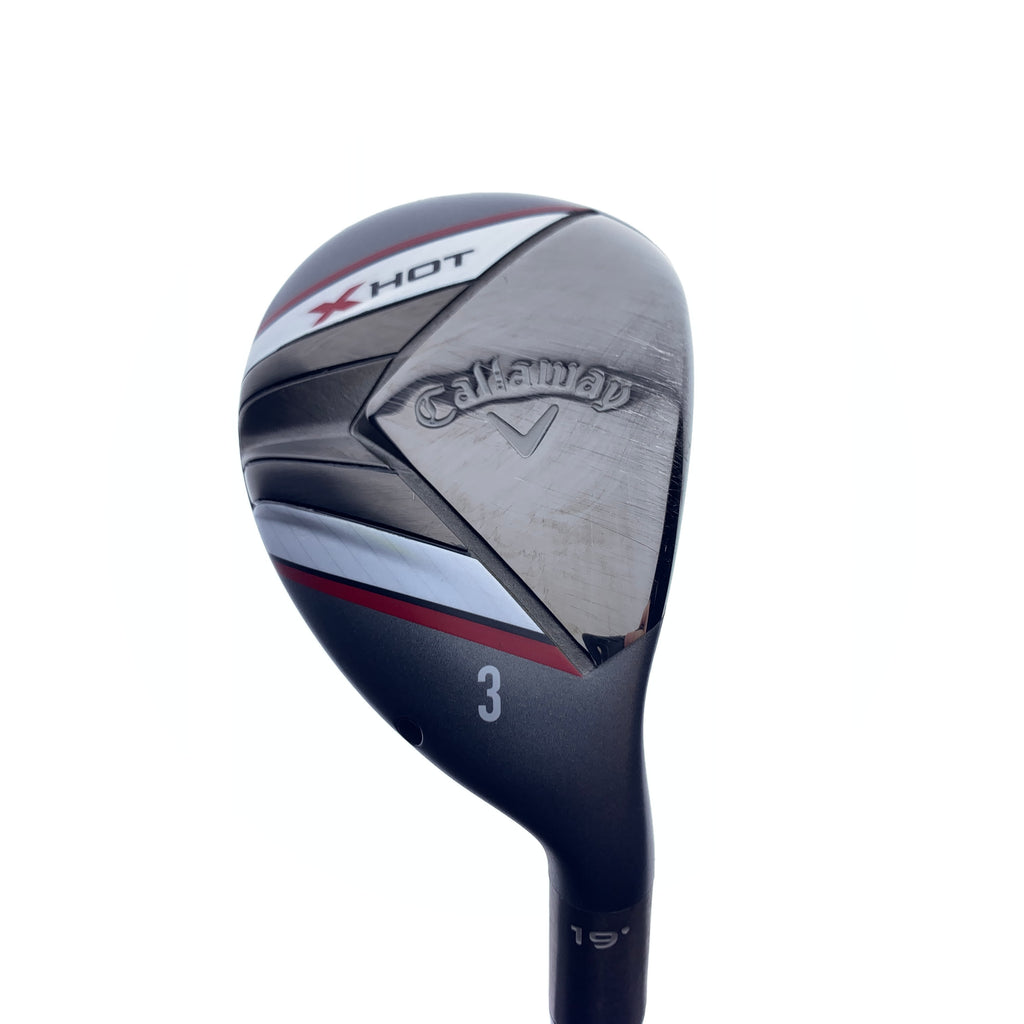 Used Callaway X Hot 19 3 Hybrid / 19.0 Degrees / Stiff Flex