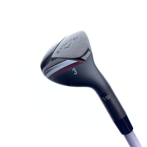 Used Callaway X Hot 19 3 Hybrid / 19.0 Degrees / Stiff Flex