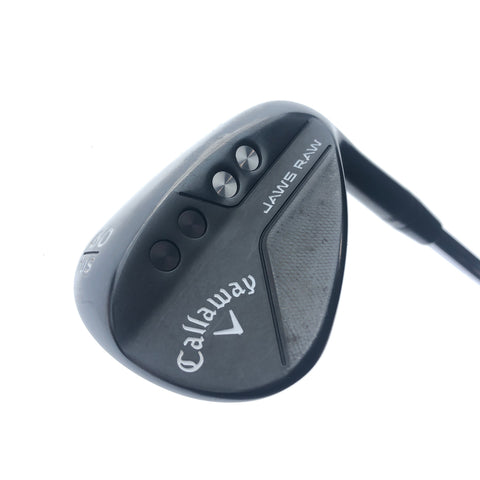 Used Callaway Jaws Raw Black 2020 Lob Wedge / 60.0 Degrees / Stiff Flex