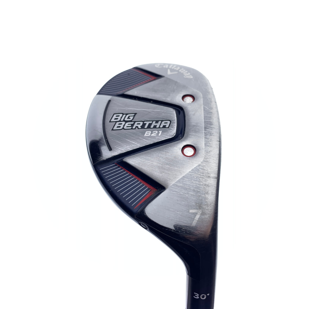 Used Callaway Big Bertha B21 7 Hybrid / 30.0 Degrees / Regular Flex