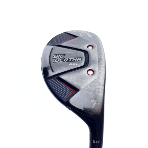 Used Callaway Big Bertha B21 7 Hybrid / 30.0 Degrees / Regular Flex
