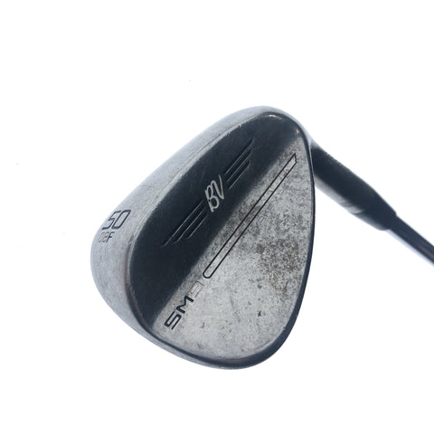 Used Titleist SM9 RAW Gap Wedge / 50.0 Degrees / Stiff Flex