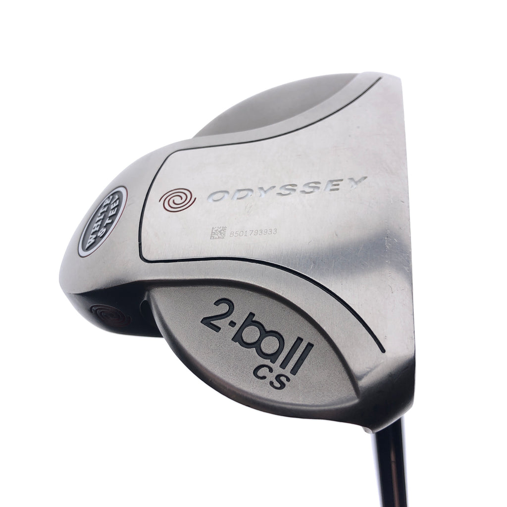 Used Odyssey White Steel 2-Ball CS Putter / 32.5 Inches