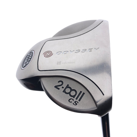 Used Odyssey White Steel 2-Ball CS Putter / 32.5 Inches