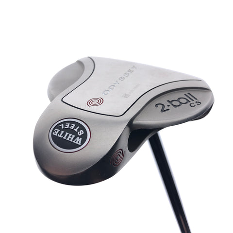 Used Odyssey White Steel 2-Ball CS Putter / 32.5 Inches