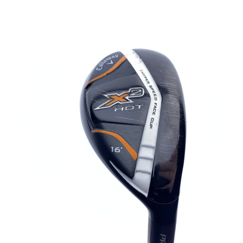 Used Callaway X2 Hot 1 Hybrid / 16.0 Degrees / Stiff Flex