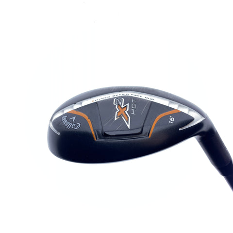 Used Callaway X2 Hot 1 Hybrid / 16.0 Degrees / Stiff Flex
