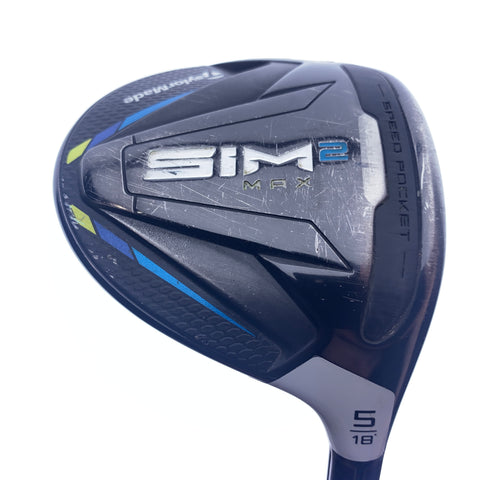 Used TaylorMade Sim2 Max 5 Fairway Wood / 18.0 Degrees / Regular Flex