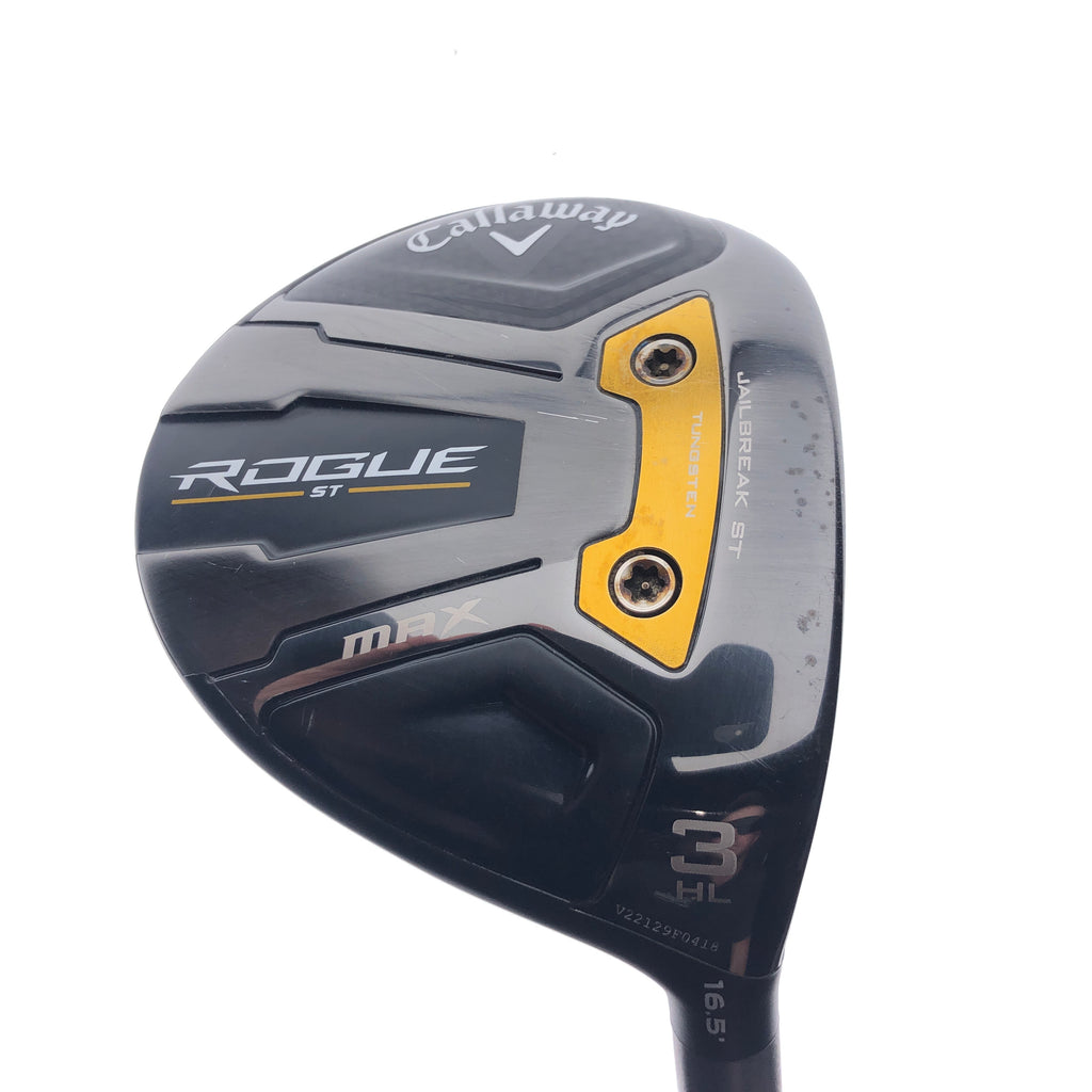 Used Callaway Rogue ST MAX 3  HL Fairway Wood / 16.5 Degrees / Regular Flex
