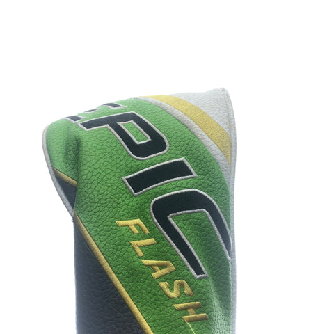 Used Callaway EPIC Flash Sub Zero Driver/9.0 Deg/Stiff Flex/Oban Devotion 55 S