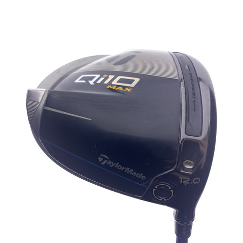 Used TaylorMade Qi10 Max Driver / 12.0 Degrees / Stiff Flex