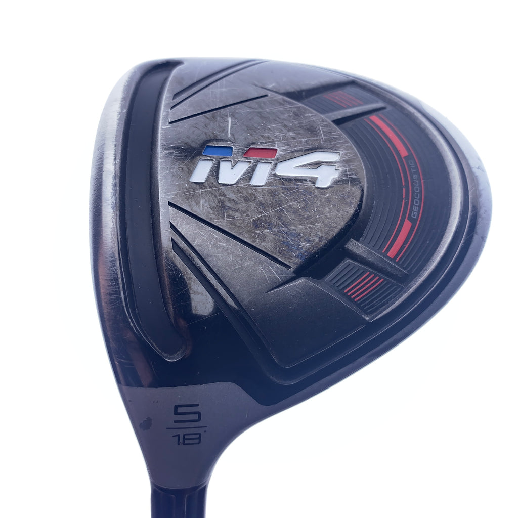 Used TaylorMade M4 5 Fairway Wood / 18.0 Degrees / Stiff Flex / Left-Handed