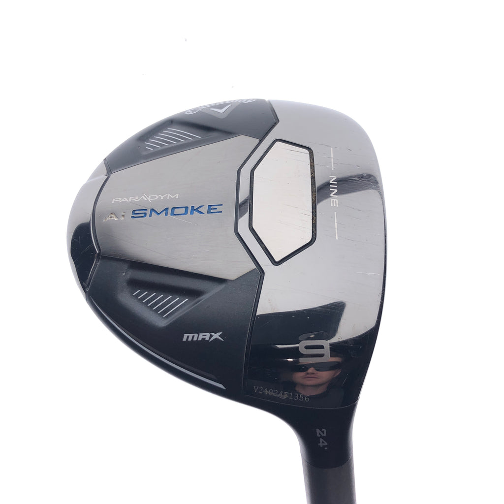 Used Callaway Paradym Ai Smoke MAX 9 Fairway Wood / 24.0 Degrees / A Flex