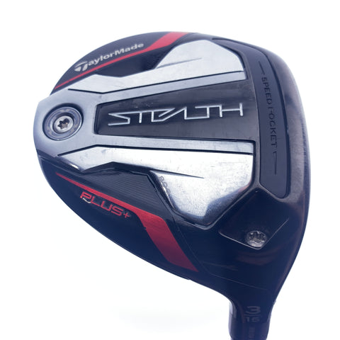 Used TaylorMade Stealth Plus 3 Fairway Wood / 15.0 Degrees / X-Stiff Flex
