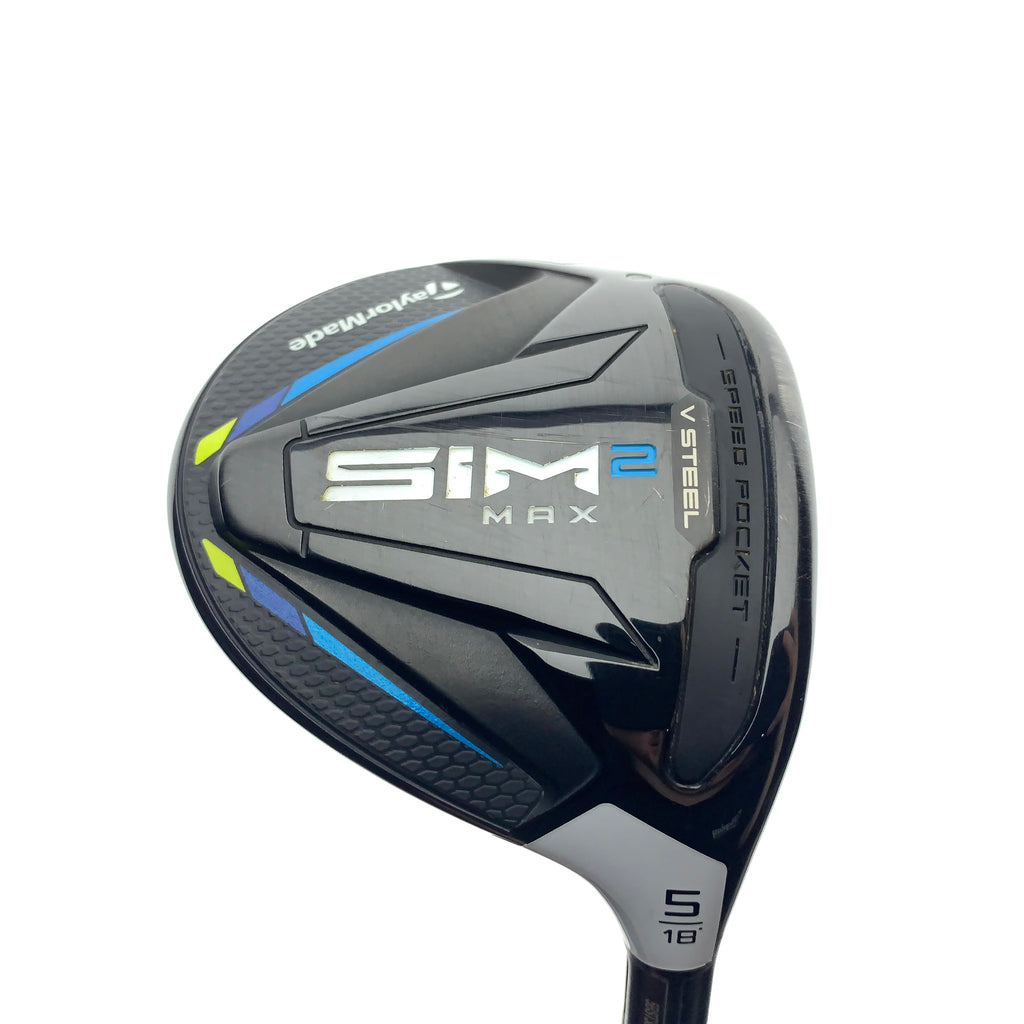 Used TaylorMade Sim2 Max 5 Fairway Wood / 18.0 Degrees / Stiff Flex