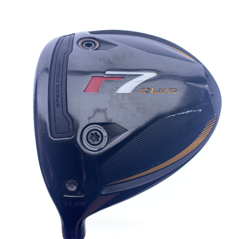 Used TaylorMade R7 Quad Mini Driver / 11.5 Degrees / Regular Flex / Left-Handed