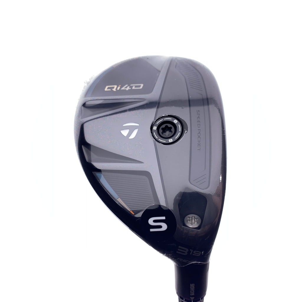NEW TaylorMade Qi4D 3 Hybrid / 19 Degrees / Stiff Flex