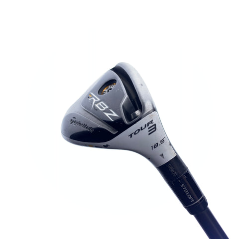 Used TaylorMade RBZ Stage 2 Tour 3 Hybrid / 18.5 Degrees / Stiff Flex