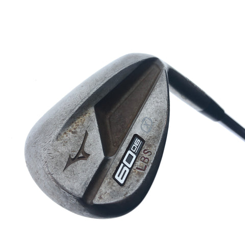Used Mizuno S23 Raw Lob Wedge / 60.0 Degrees / Stiff Flex